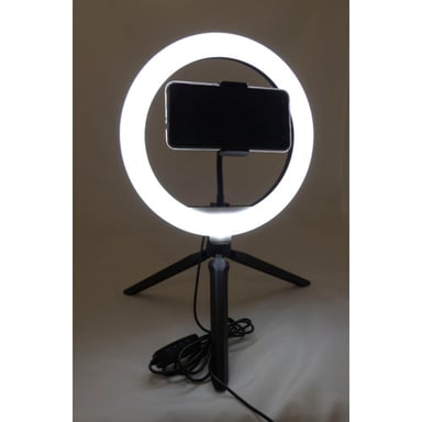 Anneau LED Selfie avec support smartphone et mini-trépied