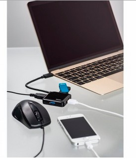 Hama 00135750 hub e concentratore USB 3.2 Gen 1 (3.1 Gen 1) Type-C 5000 Mbit/s Nero