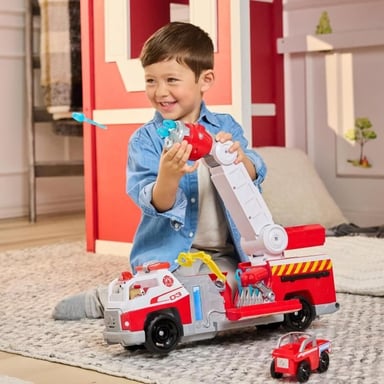 Spinmaster Camion de pompier + figurine Marcus - dès 3 ans - Fire Rescue - La PatPatrouille pour garçon - vue 5