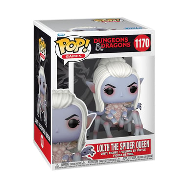 Figurine vinyle Funko Pop! Games Dungeons & Dragons Lolth The Spider Queen #1170 11,9 cm Blanche