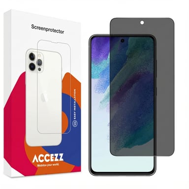 Accezz Protection d'écran en verre trempé Privacy pour Samsung Galaxy S21 FE
