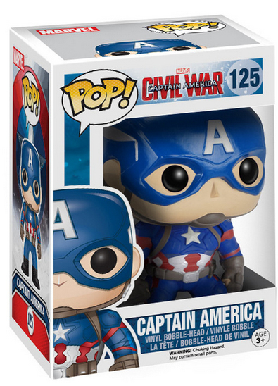 FUNKO POP! Marvel Captain America: Civil War Captain America Neuf - vue 3