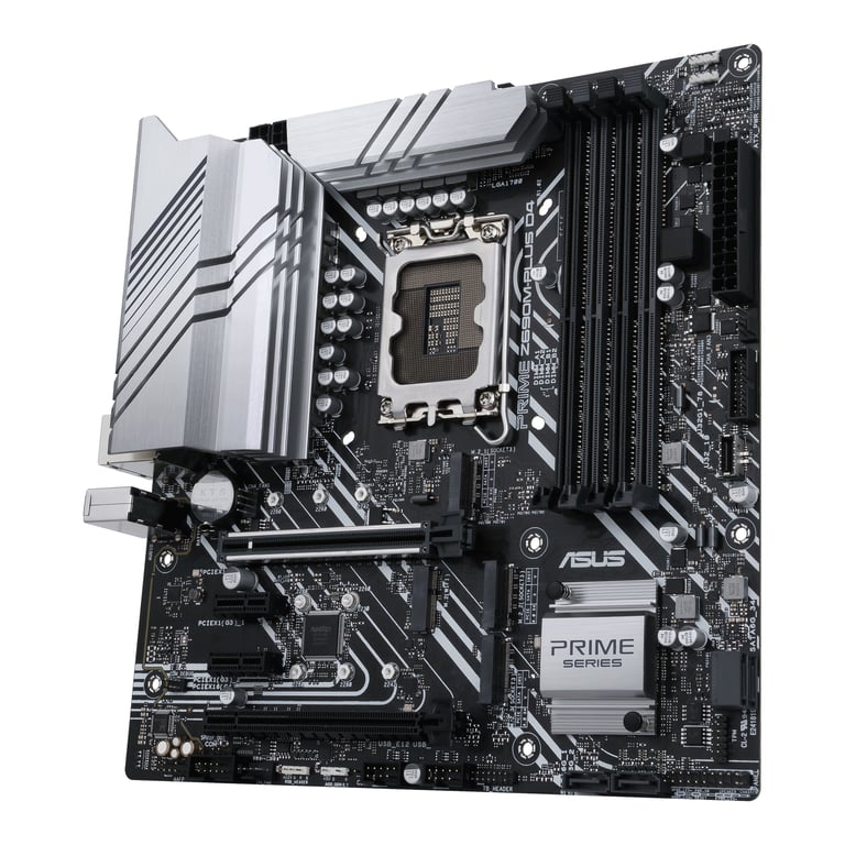 ASUS PRIME Z690M PLUS D4 Intel Z690 LGA 1700 micro ATX - vue 3