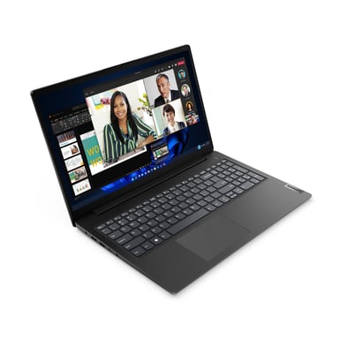 Lenovo V15 G4 AMN AMD Ryzen™ 5 7520U Ordinateur portable 39,6 cm (15.6'') Full HD 8 Go LPDDR5-SDRAM 512 Go SSD Wi-Fi 6 (802.11ax) Windows 11 Home Français Noir
