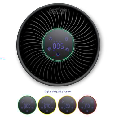 Clean Air Optima - Purificatore d'aria intelligente HEPA UV ed ionizzatore CA-503B Compact Smart