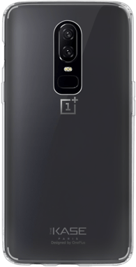 Coque hybride invisible pour Oneplus 6, Transparent