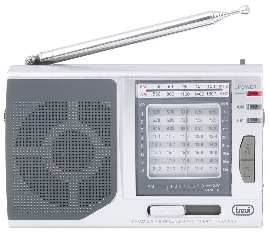 Trevi MB 728 Portable Analogique Argent - Neuf