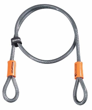 Kryptonite KryptoFlex 410 Naranja, Acero inoxidable 1200 mm Antirrobo