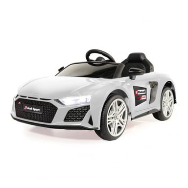 Coche eléctrico Audi R8 Blanco 18V - Correpasillos para niños con tecnología Einhell