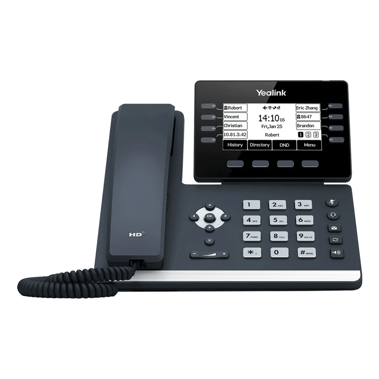 Téléphone IP Yealink SIP-T53 – 8 Lignes, Écran LCD, Répertoire 1000 Contacts - vue 3