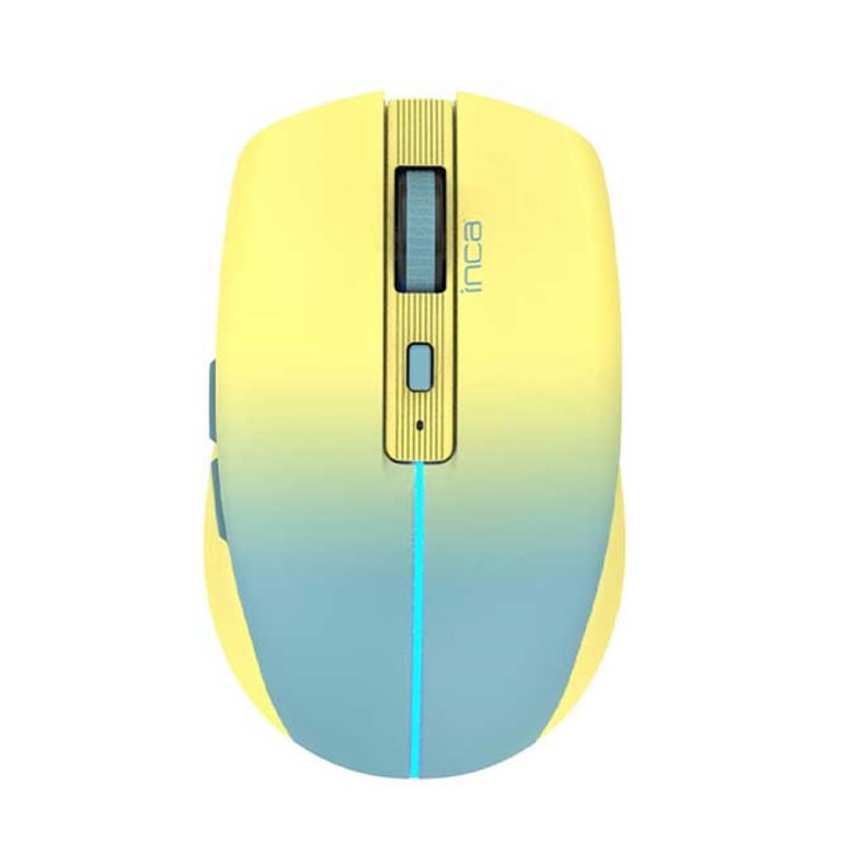 Inca IWM-511RS souris Bureau Droitier RF Wireless + Bluetooth + USB Type-C Optique 1600 DPI - Neuf