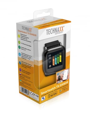 Technaxx TX-SW6HR 3,56 cm (1.4'') 240 x 240 pixels Écran tactile Noir