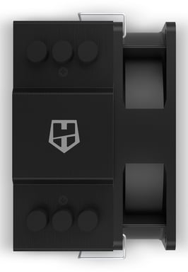 NOX Hummer H-903 Processeur Refroidisseur d'air 9,2 cm Noir