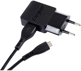 Chargeur secteur Garanti à vie - 1A - 1USB - prise EU - câble Micro-USB inclus