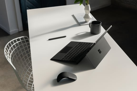 Ratón Microsoft Surface Arc Ambidiestro Bluetooth BlueTrack 1800 DPI