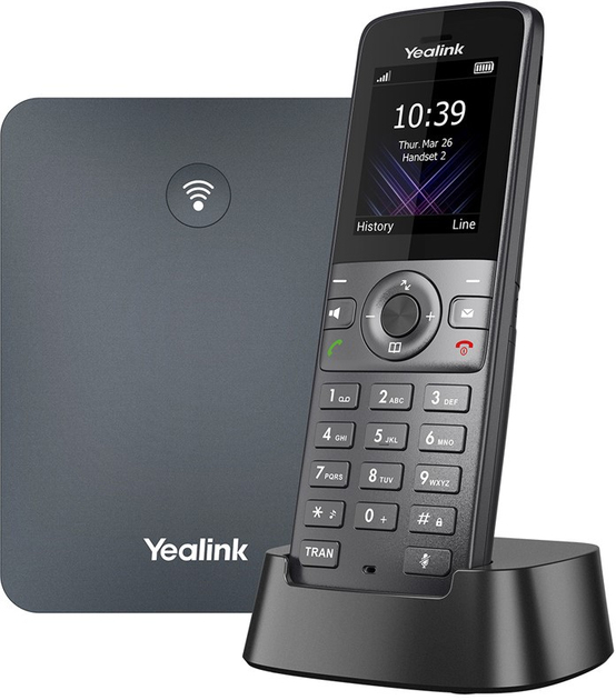 Téléphone IP Yealink W74P – Écran TFT 1,8", Répondeur Numérique, Multiligne - vue 2