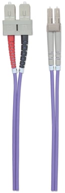 Intellinet 750936 Cable de fibra óptica e InfiniBand 3 m LC SC Violeta