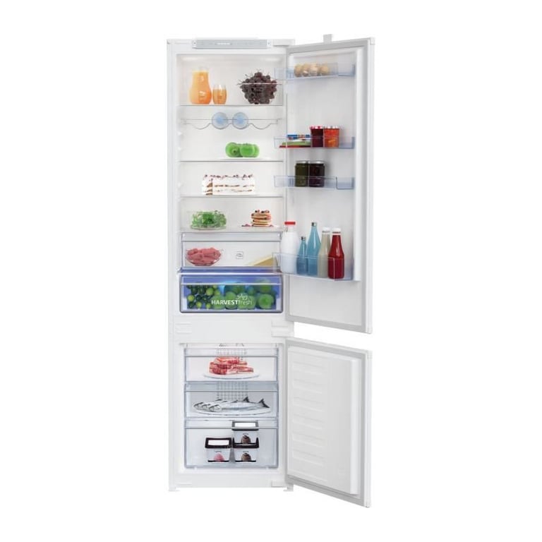 Réfrigérateur congélateur encastrable porte réversible Beko BCHA306E4SN - vue 5