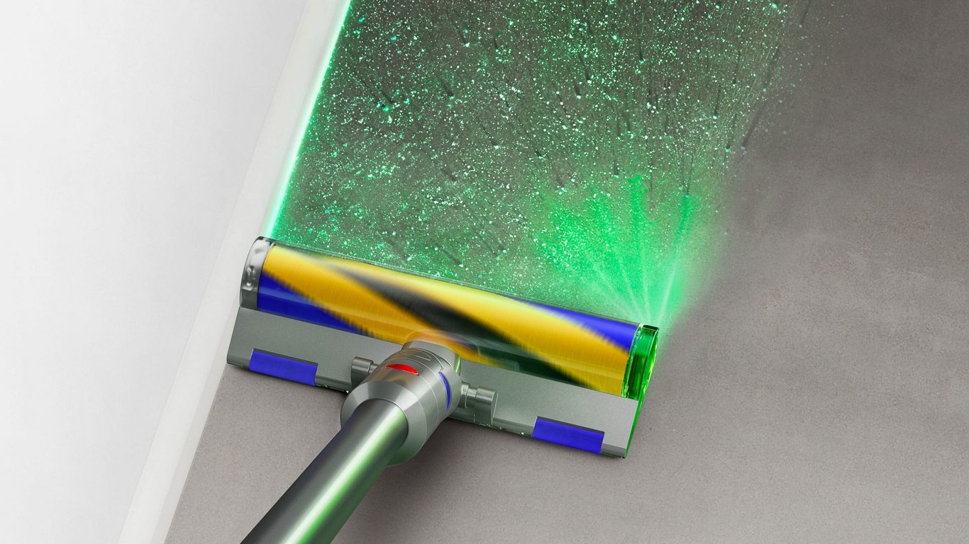 DYSON V12 Detect Slim Absolute Aspirateur Balai sans fil Puissance 150 AW Contrôle de puissance Brosse avec lumière intégrée - vue 9