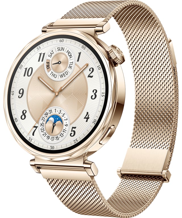WATCH GT 5, Boitier de 41mm doré avec Bracelet doré - Neuf