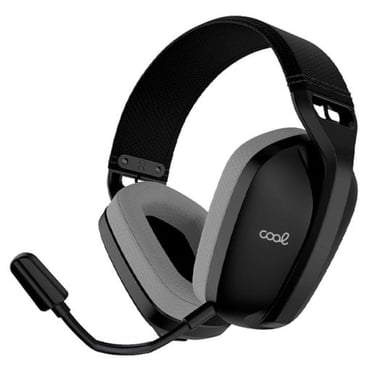 Cuffie Gaming Cool Newton Wireless Bluetooth con Microfono Staccabile, Comfort Ottimale, Compatibili PC/PS4/PS5, Nero