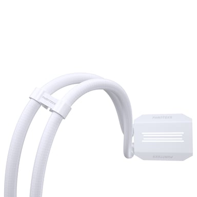 Phanteks Glacier One 240D30 DRGB Processor All-in-One Liquid Cooler 12 cm Bianco 1 pezzo(i)