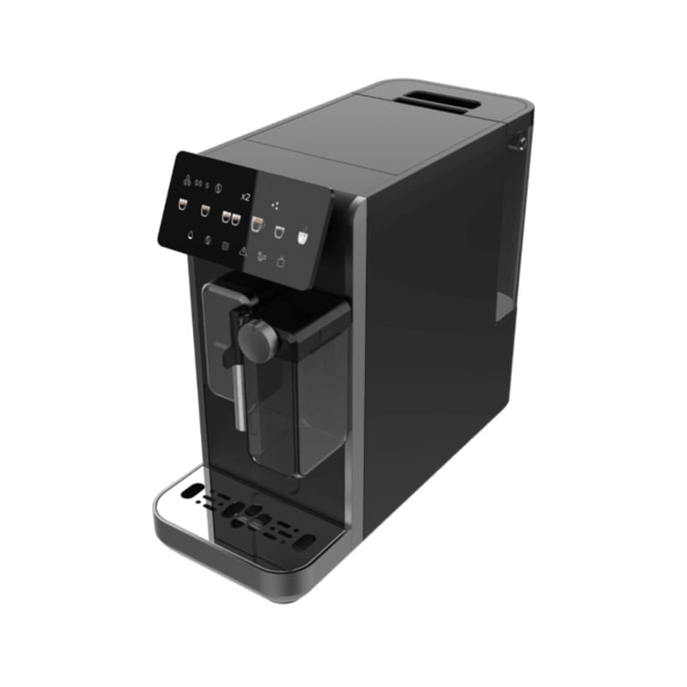 Machine à café super-automatique Cecotec Cremmaet Lungo Latte 19 bar Thermoblock 7 boissons avec vapeur et mousseur Noir - Neuf