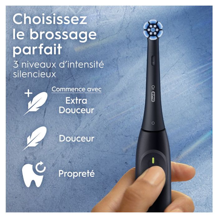 Oral-B iO2 Adulte Brosse à dents vibrante Noir - Neuf