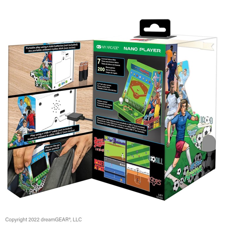My Arcade Nano Player All Star Arena 207 Games in 1 - vue 5