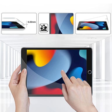 Protecteur d'écran en verre trempé Crystal Clear pour iPad (paquet de 2)   iPad Air/Air2 5/6 9,7 pouces