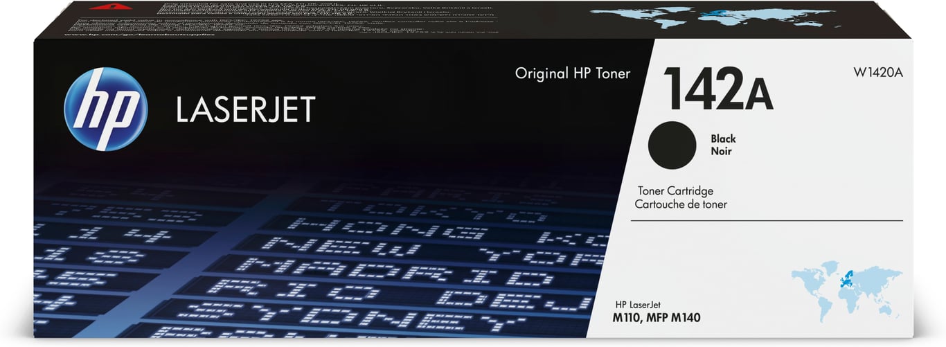 Cartucho de tóner LaserJet negro original HP 142A