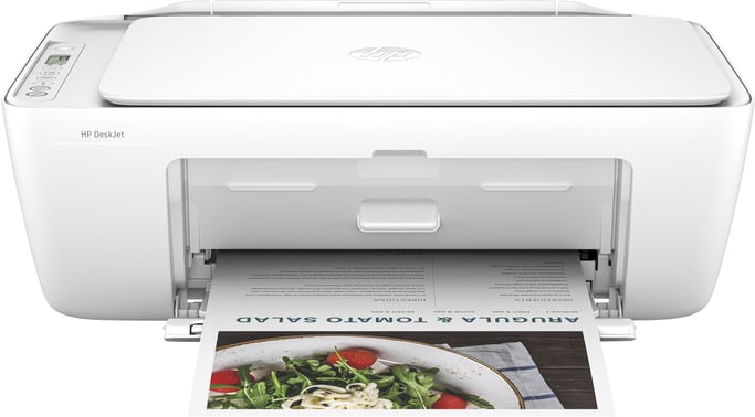 Impresora de inyección de tinta en color todo en uno HP DeskJet 2810e - 3 meses de tinta instantánea incluida con HP+