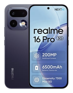 realme 16 Pro 17,2 cm (6.78'') SIM doble 5G 8 GB 512 GB 6500 mAh Gris