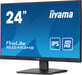 Ecran IIYAMA 23,8'' Noir dalle IPS Ultra mince 16:9 1920x1080 0.5ms 100Hz 250 cd/m2 HDMI Displayport HPs  VESA 100x100 TCO XU2493HS-B6