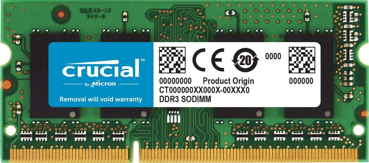 Crucial 4GB module de mémoire 4 Go 1 x 4 Go DDR3L 1600 MHz Neuf - vue 3