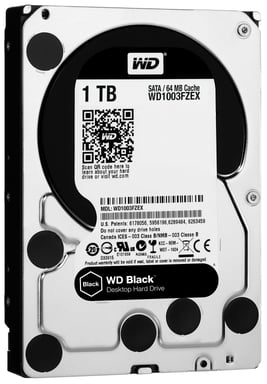 Western Digital Black disque dur 1 To 7200 tr/min 64 Mo 3.5'' Série ATA III