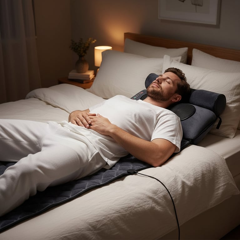 Matelas de massage BODYLIFE Chauffant Vibrations Tract Lumbar Nuca - vue 3