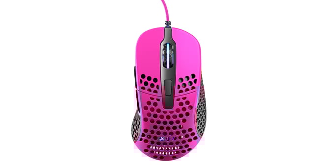 Ratón para juegos ligero XTRFY M4 - Rosa
