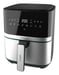 Cecotec 03317 freidora Sencillo 5,5 L Independiente 1700 W Freidora de aire caliente Negro, Acero inoxidable
