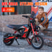 Moto Électrique pour Enfants âge de 3-12 ans - RCB - Trois modes de vitesse - Batterie36V/4AH Rouge