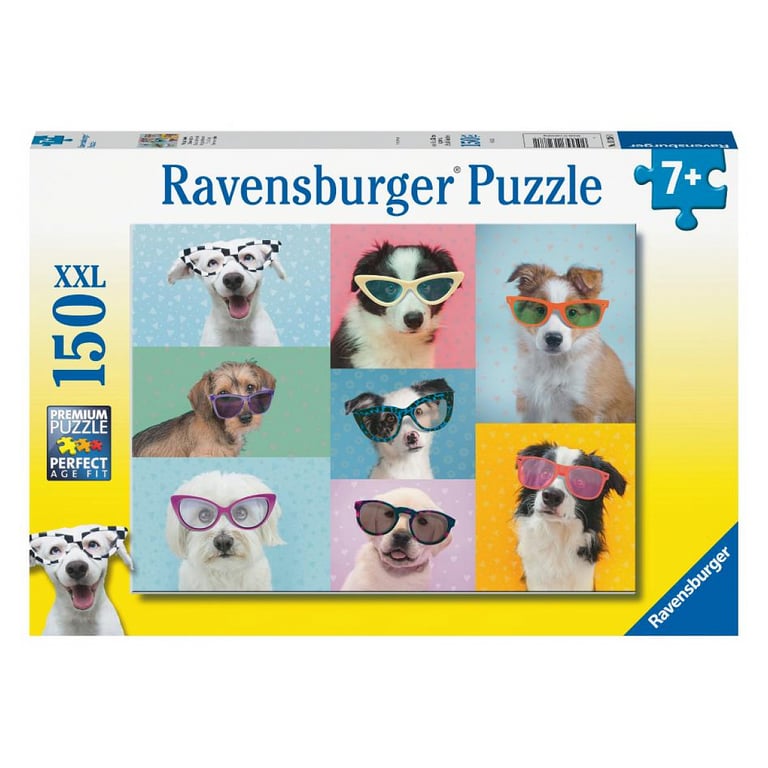 Puzzle 150 pièces : Chiens rigolos Ravensburger France - vue 2