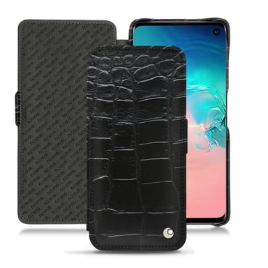Funda de piel Samsung Galaxy S10E - Solapa horizontal - Negro - Cueros especiales