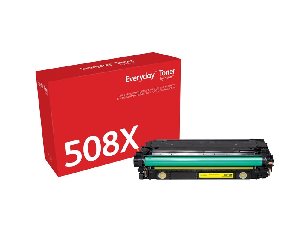 Xerox À rendement élevé jaune compatible cartouche de toner alternative pour : Canon CRG 040HY HP CF362X pour HP Color LaserJet Enterprise MFP M577 LaserJet Enterprise Flow MFP M577 - vue 2