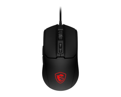 MSI FORGE GM100 ratón Juego Ambidextro USB tipo A Óptico 6400 DPI