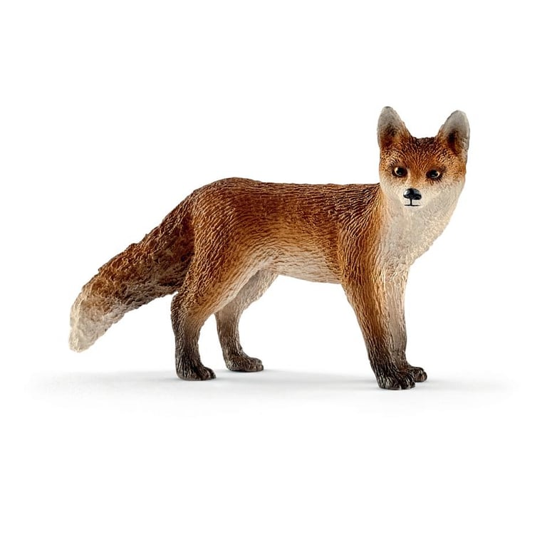 Figurine Renard Roux en Détail Jouet Éducatif Schleich Neuf