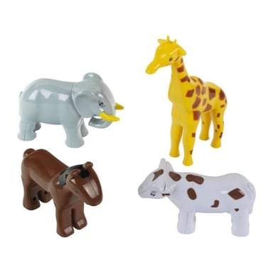 Animaux magnétiques - KLEIN - 0065 - 4 grands animaux Funny Puzzle, boîte ouverte - 16 pieces - Des 12 mois