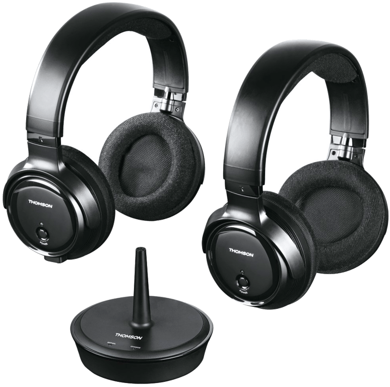 Kit casque sans fil TVWHP3203D, circum-aural, suppression des bruits de fond, 100m, nr