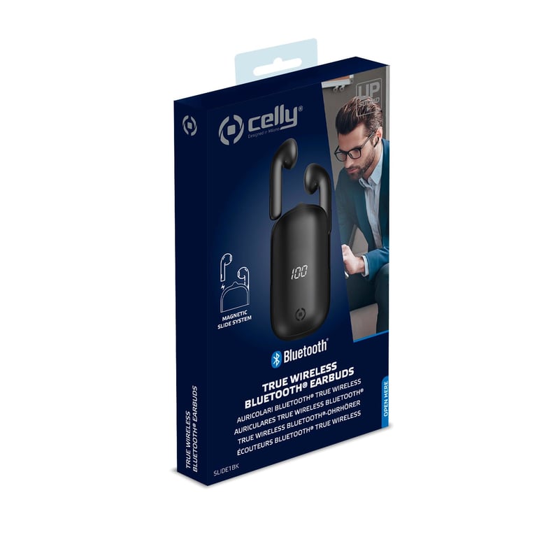Casque Celly Slide1 – Sans Fil, Bluetooth, Appels/Musique - vue 2