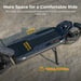 Trottinette Elettrica Ausom, Motore Doppio, Pneumatici da 10'', Batteria 20,8Ah, Sospensione a 4 Molle, Freni E-ABS, Autonomia 100 km, Carico Max 150 kg, per Avventure Off-Road