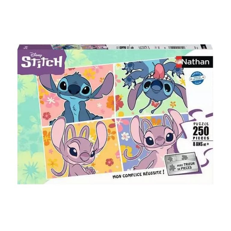 Puzzle 250 pièces : En bonne compagnie Disney Stitch Ravensburger Nathan - vue 2